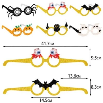 Epik Kinderparty Lustige Kürbis-Geist-Augapfel-Spinne Brillengestell Brillengestell Partydekoration Für Kinder 5 Epik Kinderparty Lustige Kürbis-Geist-Augapfel-Spinne Brillengestell Brillengestell Partydekoration Für Kinder – Bild 5